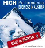 "Made in Karnten" Carincia - Austria significa alta tecnologia y calidad industrial asegurada... Carincia llamada "La Silicon Alpes" ofrece fabricantes y productores Europeos calificados de electronica, ingenieria, tecnologia industrial para desarrollar software, information technology IT para aplicaciones industriales, repuestos electronicos, sistemas micro-electronicos, y mucho mas.... Components Industriales para la industria global y el mercado de la distribucion... Made in Carinthia (Karnten)...