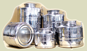 Oil, wine, milk and other beverage stainless steel containers, furthermore beer kegs manufacturing, food and beverage containers produced for international applications, Italian stainless steel products manufacturer offers stainless steel beverage and Beer Kegs, wine containers, oil and other food containers produced with stainless steel. "Keg beer" is used for beer served from a pressurized keg, Stainless steel containers and products made in Italy for the food and beverage worldwide industrial distribution, Euro, DIN, IPB, IPS, IPT, IPM, UK 100 kegs standard as normal production products in Stainless steel AISI 304